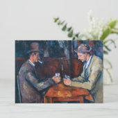 Paul Cezanne - De kaartspelers Kaart (Staand voorkant)