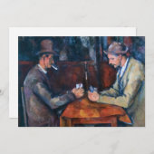 Paul Cezanne - De kaartspelers Kaart (Voorkant / Achterkant)