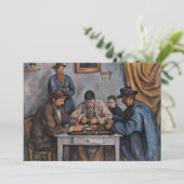 Paul Cezanne - De kaartspelers Kaart (Staand voorkant)