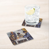 Paul Cezanne - De kaartspelers Kartonnen Onderzetters (Insitu)