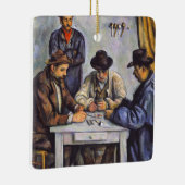 Paul Cezanne - De kaartspelers Keramisch Ornament (Rechts)