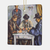 Paul Cezanne - De kaartspelers Keramisch Ornament (Links)