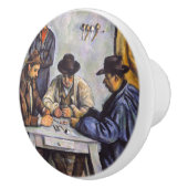 Paul Cezanne - De kaartspelers Keramische Knop (Rechts)