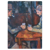 Paul Cezanne - De kaartspelers Klembord (Achterkant)