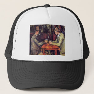 Paul Cezanne - De kaartspelers Kunstschilderij Trucker Pet