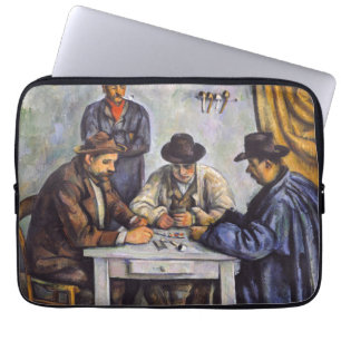 Paul Cezanne - De kaartspelers Laptop Sleeve