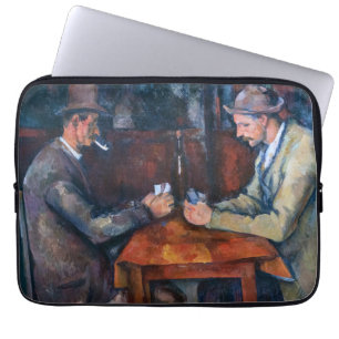 Paul Cezanne - De kaartspelers Laptop Sleeve