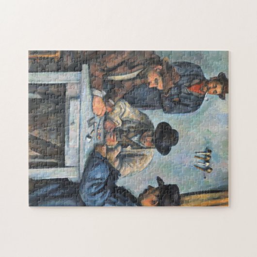 Paul Cezanne - De kaartspelers Legpuzzel (Horizontaal)