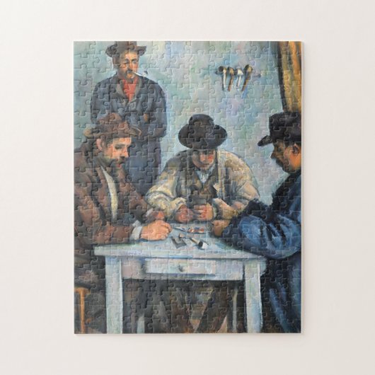 Paul Cezanne - De kaartspelers Legpuzzel (Verticaal)