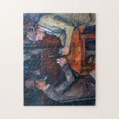 Paul Cezanne - De kaartspelers Legpuzzel (Verticaal)