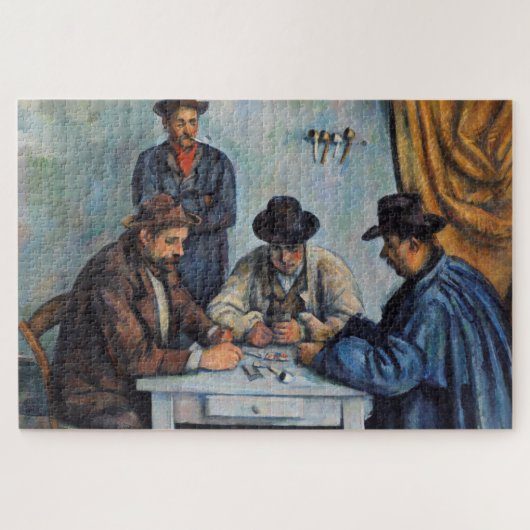 Paul Cezanne - De kaartspelers Legpuzzel (Horizontaal)
