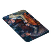 Paul Cezanne - De kaartspelers Magneet (Rechterzijde)