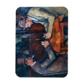 Paul Cezanne - De kaartspelers Magneet (Verticaal)