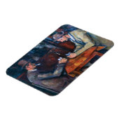 Paul Cezanne - De kaartspelers Magneet (Linkerzijde)