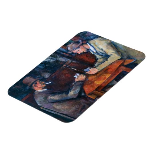 Paul Cezanne - De kaartspelers Magneet (Linkerzijde)