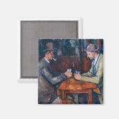 Paul Cezanne - De kaartspelers Magneet (Voorkant / Achterkant)