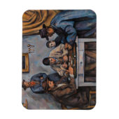 Paul Cezanne - De kaartspelers Magneet (Verticaal)