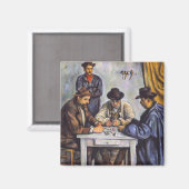 Paul Cezanne - De kaartspelers Magneet (Voorkant / Achterkant)