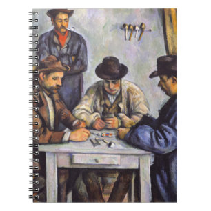 Paul Cezanne - De kaartspelers Notitieboek