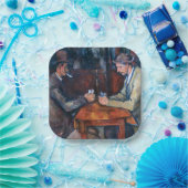 Paul Cezanne - De kaartspelers Papieren Bordje (Feest)