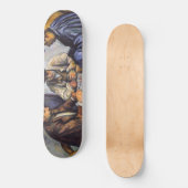 Paul Cezanne - De kaartspelers Persoonlijk Skateboard (Voorkant)