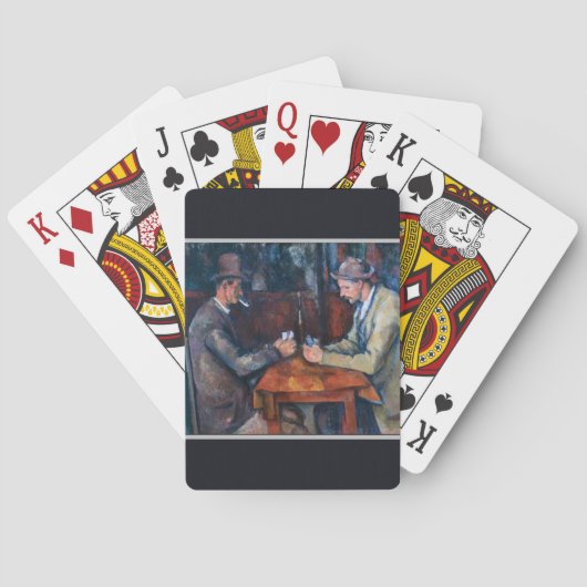 Paul Cezanne - De kaartspelers Pokerkaarten (Achterkant)