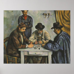 Paul Cezanne - De kaartspelers Poster