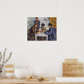 Paul Cezanne - De kaartspelers Poster (Keuken)