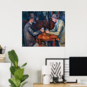 Paul Cezanne - De kaartspelers Poster (Thuiskantoor)
