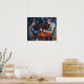 Paul Cezanne - De kaartspelers Poster (Keuken)