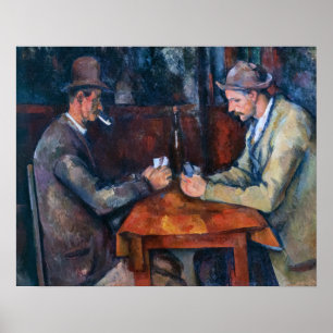 Paul Cezanne - De kaartspelers Poster