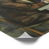 Paul Cezanne - De kaartspelers Poster (Hoek)