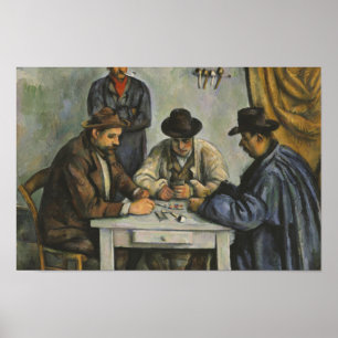 Paul Cezanne - De kaartspelers Poster
