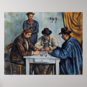 Paul Cezanne - De kaartspelers Poster