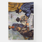 Paul Cezanne - De kaartspelers Spandoek (Verticaal)
