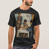 Paul Cezanne - De kaartspelers T-shirt (Voorkant)