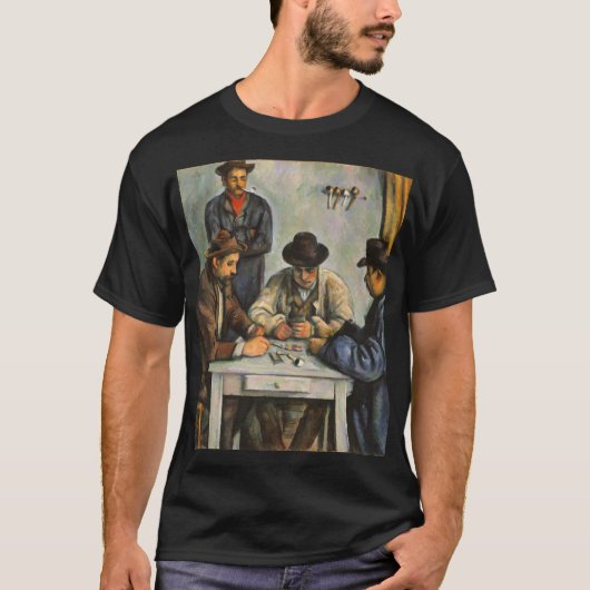 Paul Cezanne - De kaartspelers T-shirt (Voorkant)