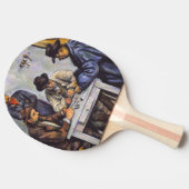 Paul Cezanne - De kaartspelers Tafeltennisbatje (Zijkant)