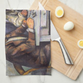 Paul Cezanne - De kaartspelers Theedoek (Quarter Fold)