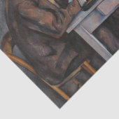 Paul Cezanne - De kaartspelers Tissuepapier (Detail)