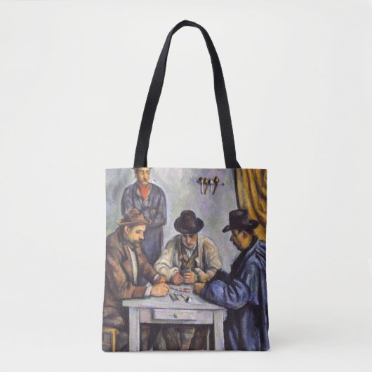 Paul Cezanne - De kaartspelers Tote Bag (Voorkant)
