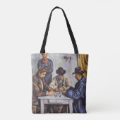 Paul Cezanne - De kaartspelers Tote Bag (Achterkant)