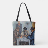 Paul Cezanne - De kaartspelers Tote Bag (Achterkant)