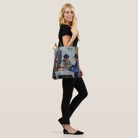 Paul Cezanne - De kaartspelers Tote Bag (Op model)