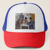 Paul Cezanne - De kaartspelers Trucker Pet (Voorkant)