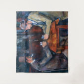 Paul Cezanne - De kaartspelers Wandkleed (Voorkant)