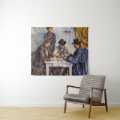 Paul Cezanne - De kaartspelers Wandkleed (In Situ (horizontaal))