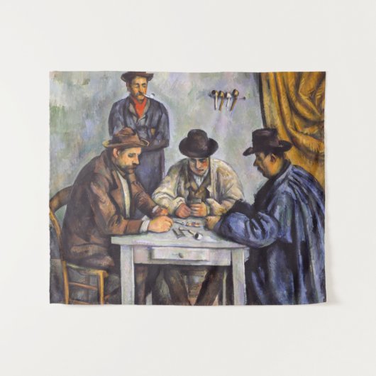 Paul Cezanne - De kaartspelers Wandkleed (Voorkant (horizontaal))