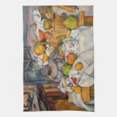 Paul Cezanne - De Keukentafel Theedoek (Verticaal)