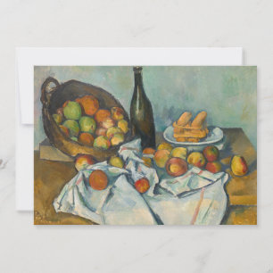 Paul Cezanne - De Mand met Appels Bedankkaart